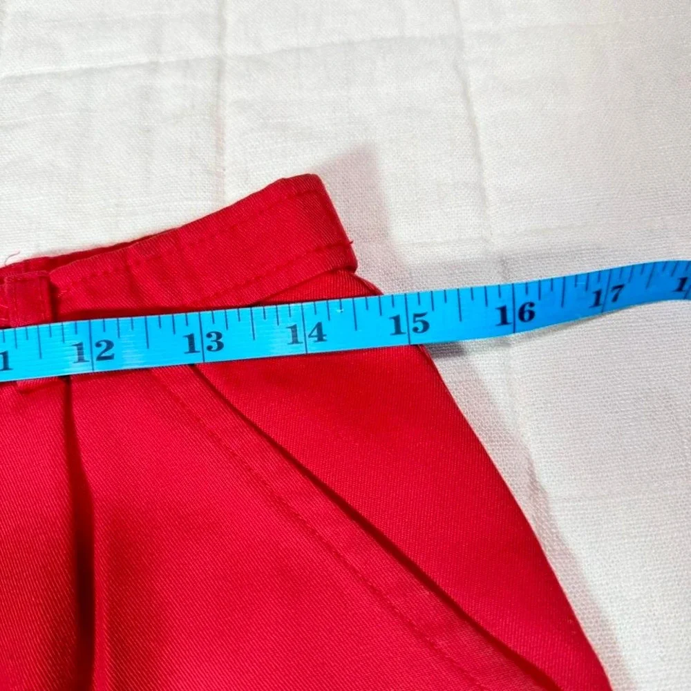 Vintage RR Sportwear Red Cotton Mini‎ Skirt – Size M (Fits S, Made in California